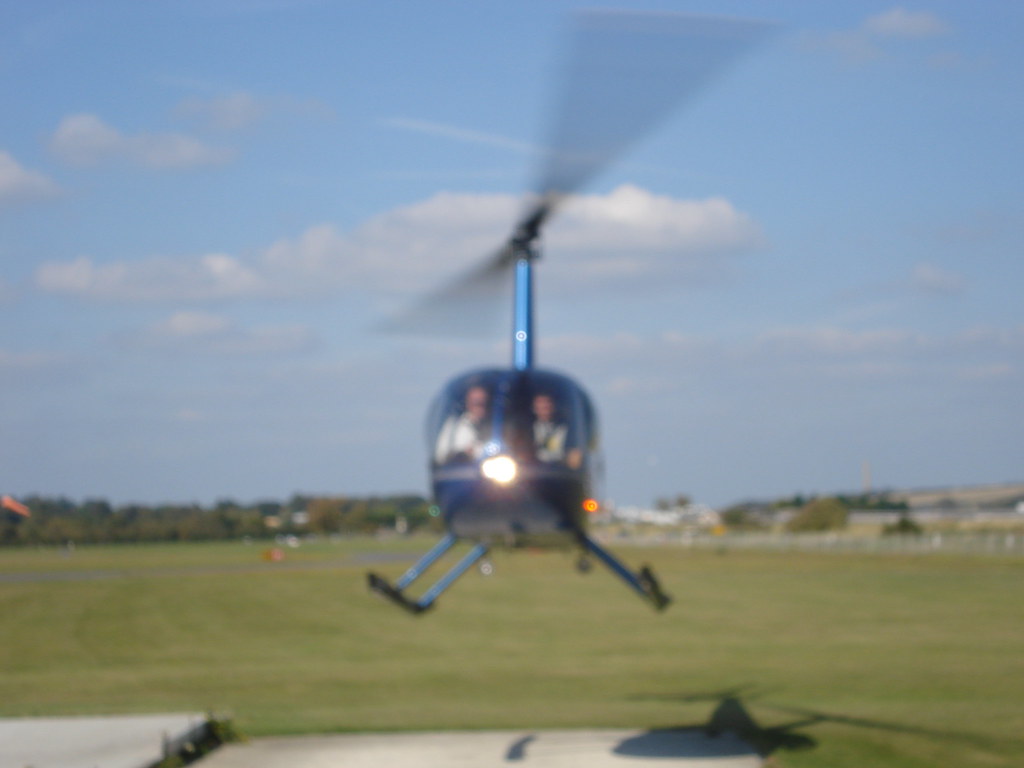 Helicopter over West Sussex