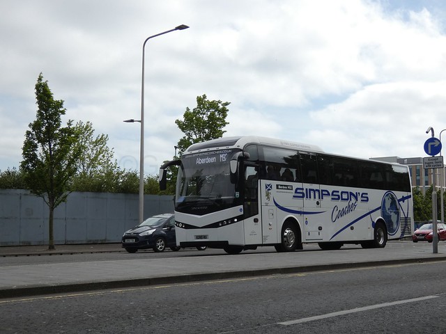 Simpson's Coaches, Rosehearty - 6280RU - INDY20230803UKIndy