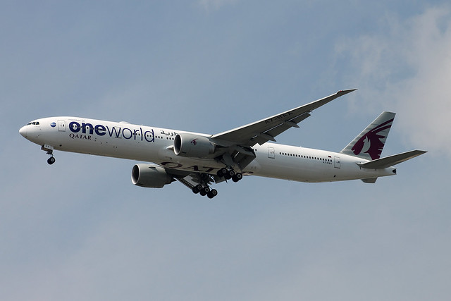 A7-BAA Boeing 777-3DZER Qatar Airways/Oneworld