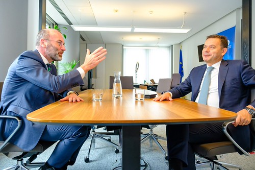 Reunião bilateral com o Presidente PPE Manfred Weber | by PSD - Partido Social Democrata