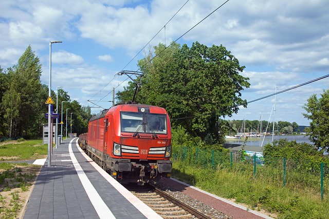 DB 193 392 + Güterzug/goederentrein/freight train  - Geltow