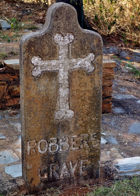 SÜDAFRIKA (South-Africa) , Nahe dem Blyde-River Canyon,  Pilgrim's Rest (der alte Friedhof des ehem. Goldgräberdorfes) , Robbers Grave 22213