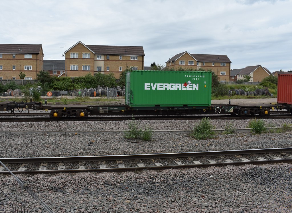 608180 - FSA - Bogie Container Flat Wagon - Outer - Freigh… | Flickr