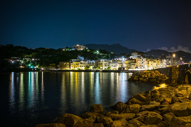 Ischia Ponte by night