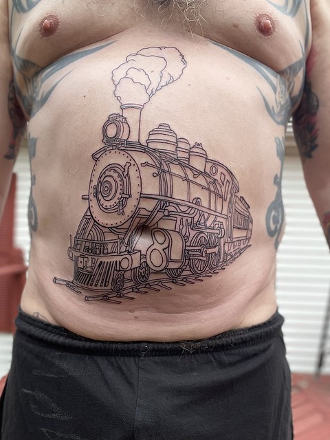 Train Tattoo. #1