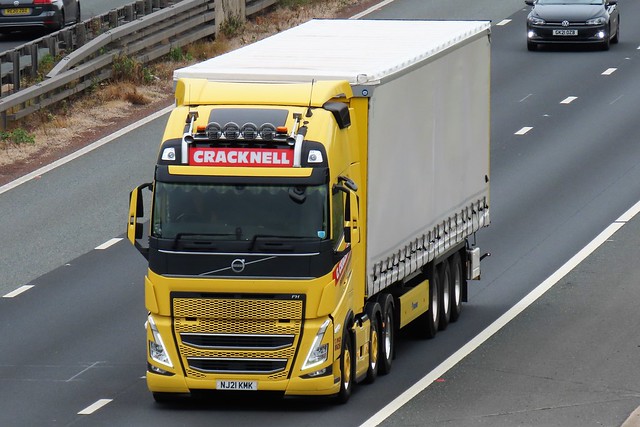 Cracknell, Volvo FH (NJ21KMK) On The A1M Southbound 27/6/23.