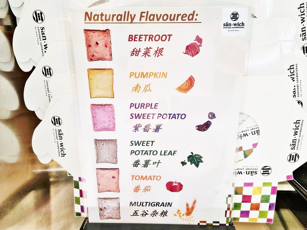 Naturally Flavoured Bread Options