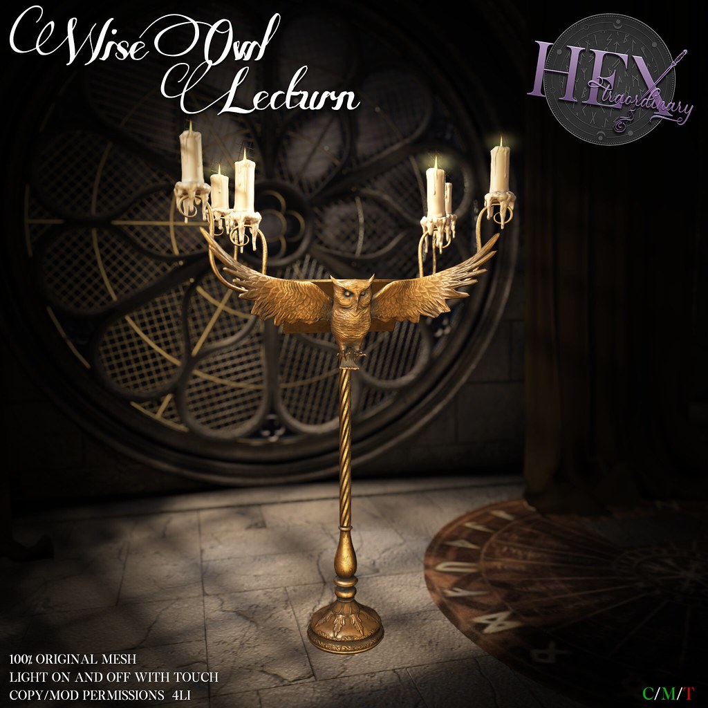 HEXtraordinary – Wise Owl Lecturn – Fifty Linden Fridays