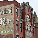 "Overland Rye" &amp;quot;Overland Rye&amp;quot; ghost advertisement (most likely restored) on west side of Curtis Music Hall (arch: Henry M, Patterson; 1892; Queen Anne; the first floor housed Gamer’s Confectionary from about 1904), 15 W. Park, Butte MT.  [Overland Rye was a brand marketed by the Montana Liquor Company prior to Prohibition.]