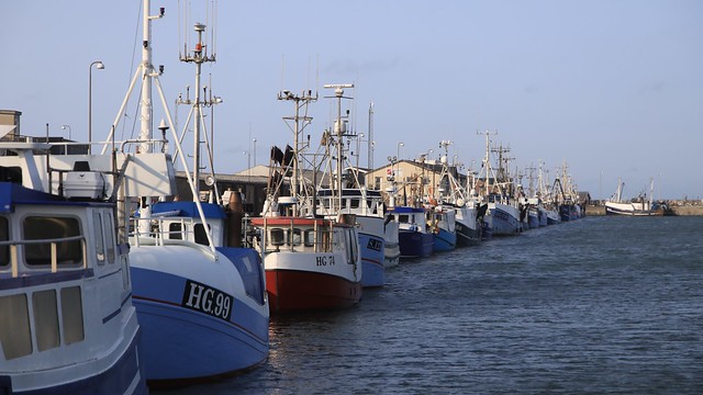 Hirtshals Harbor - fisherboats