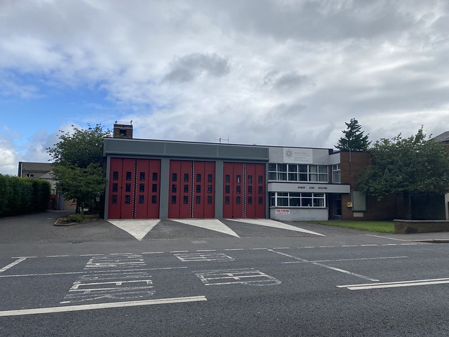 Knock Fire Station. Belfast, Northern Ireland. July 2023