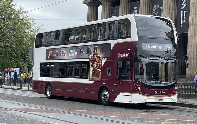Lothian Buses 643 SJ21 NBM (07-06-2023)