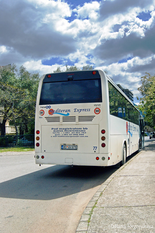 Будванский автобус Mediteran express