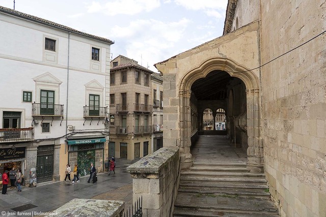 Katukuvaa Segovian vanhasta kaupungista