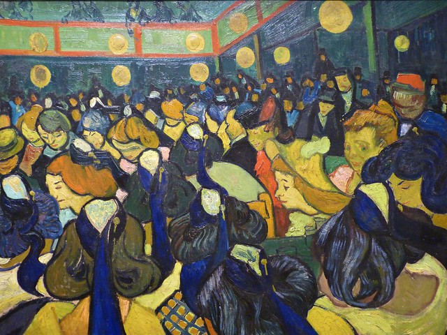 El salón de baile en Arlés 1888 Vincent van Gogh. Musée d'Orsay, París 🇫🇷