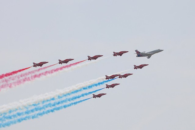 Red Arrows Over London
