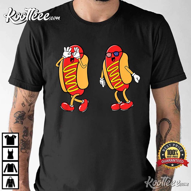 Hot-Dog-Griddy-Dance-Hotdog-4th-of-July-T-Shirt