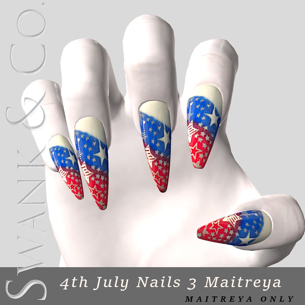 4th July Nails 3 Maitreya