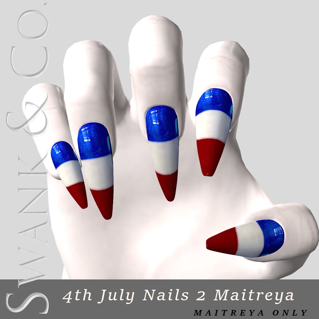 4th July Nails 2 Maitreya