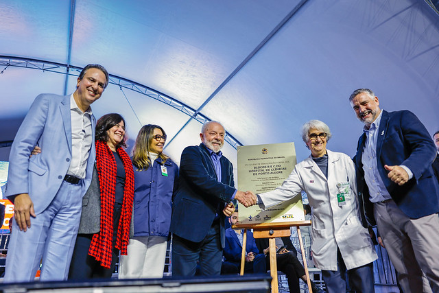 30.06.2023 - Solenidade de inauguração formal dos novos blocos do Hospital de Clínicas de Porto Alegre