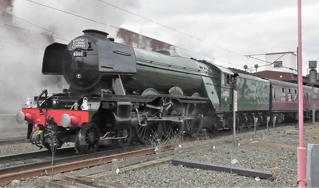 LNER A3 Pacific No. 60103 'Flying Scotsman' Leaving York - 1st July 20123