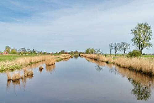 rheiderland flusslandschaft riverlandscape wymeererschöpfwerkstief