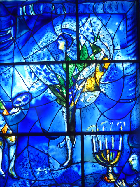 Chicago, Art Institute, America Windows, Detail (Artist: Marc Chagall)