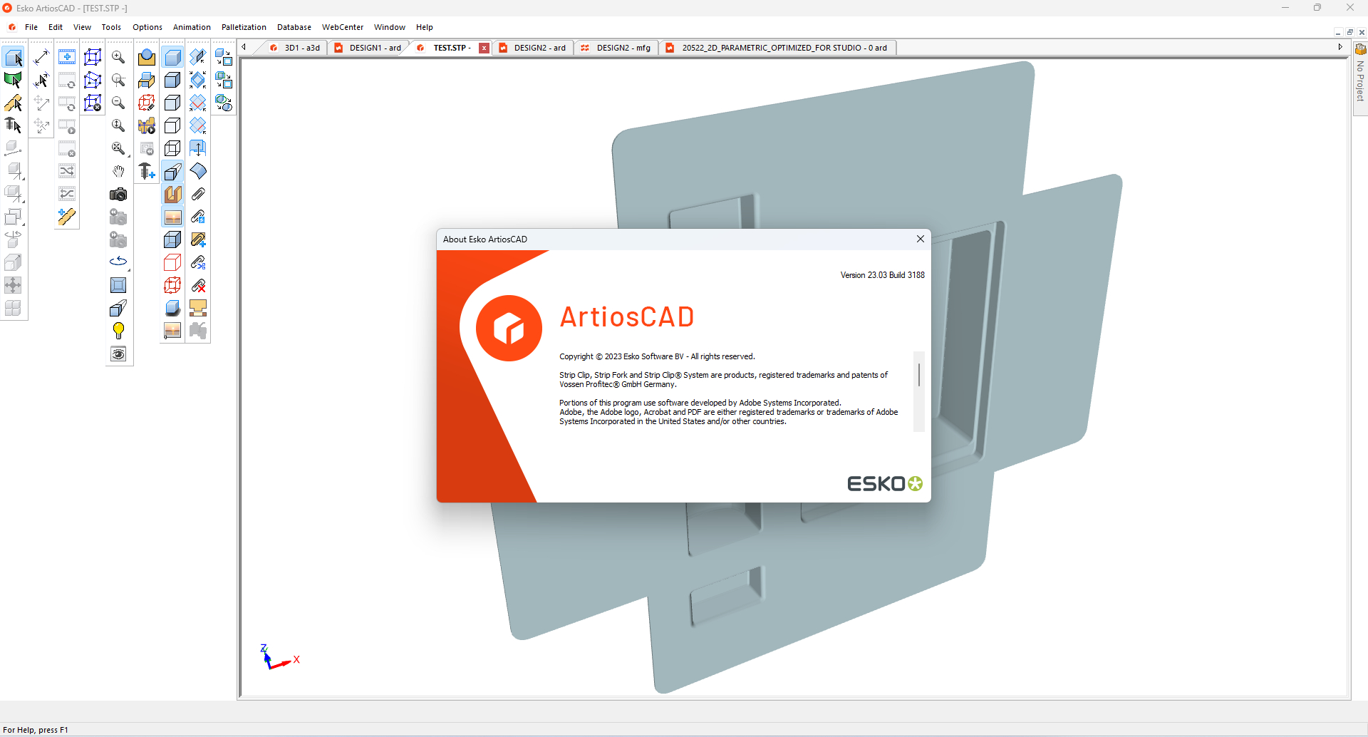 Working with ESKO ArtiosCAD 23.07 Build 3268 full license