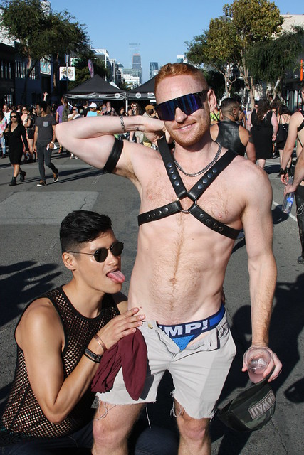 HELLA HOT & HANDSOME MUSCLE HUNK !!  photographed by ADDA DADA ! ~  FOLSOM STREET FAIR 2022 !  (safe photograph)