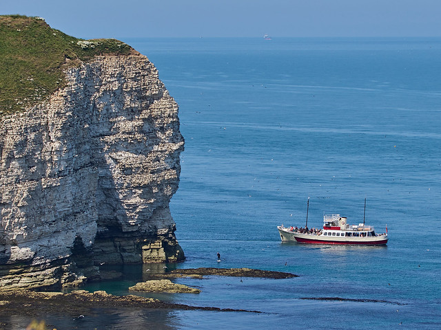 The Yorkshire Belle from the cliffs.