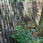 Fence We wandered for a while beneath the Cut River Bridge. Among other things, we found this fence.