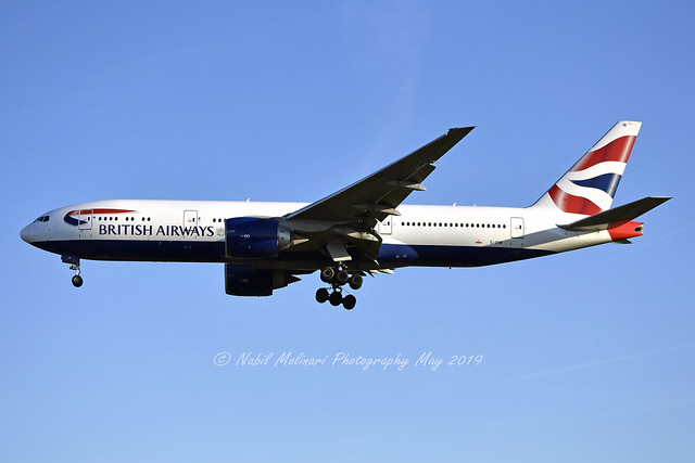 British Airways G-VIIB Boeing 777-236ER cn/27484-49 @ EGLL / LHR 14-05-2019