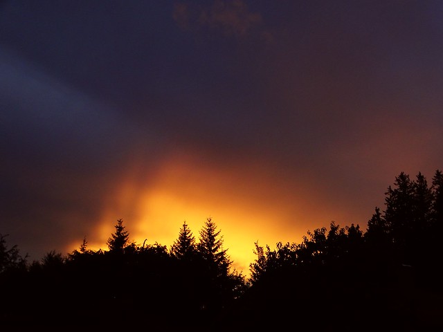 DSC07616 sunset after thunderstorm