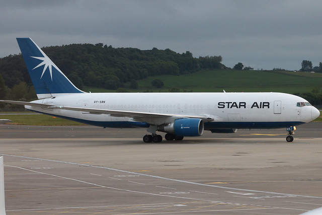 Boeing 767 OY-SRK Star Air - Edinburgh Airport 5/6/23