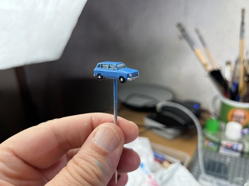 First Experiment in 3D Printing & Painting 1/160 Car