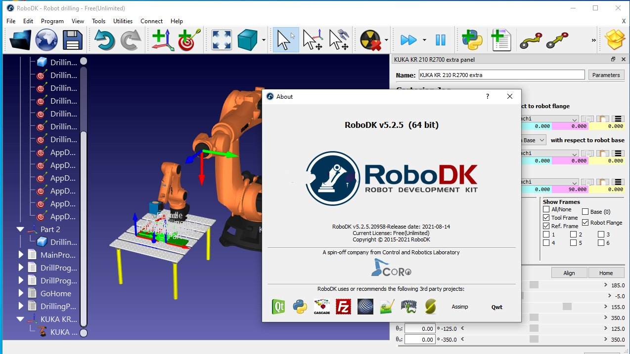 Working with RoboDK v5.2.5 full license