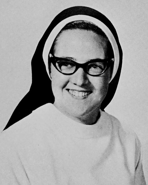 Dominican Ellen Rita Purcaro,  OP teaching in 1970 at Dominican