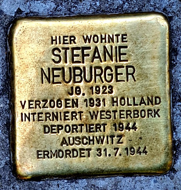 STEFANIE NEUBURGER * 1923 Eppendorfer Landstraße 42 (Hamburg-Nord, Eppendorf)