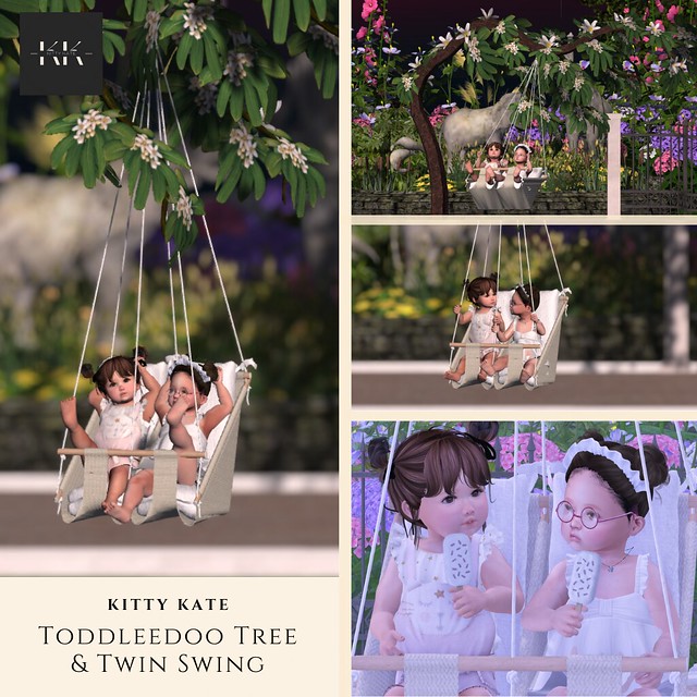 {KK} Toddleedoo Tree & Twin Swing