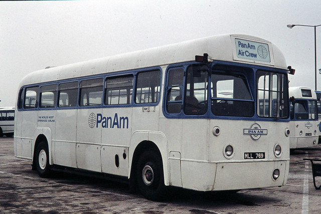 Silverline Tours ( Halls Coaches ) . Hounslow , West London . MLL769 . Heathrow Airport , London . May-1972 .