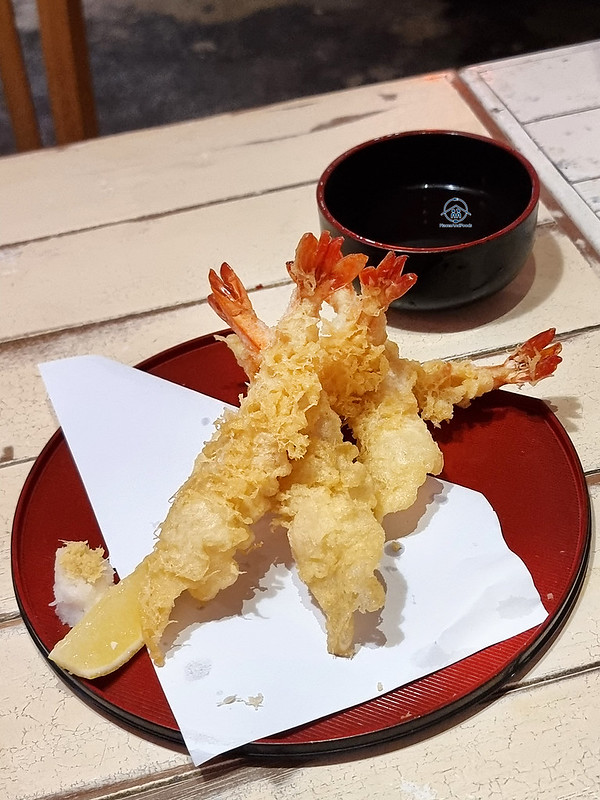 yakitori haki cheras tempura prawn