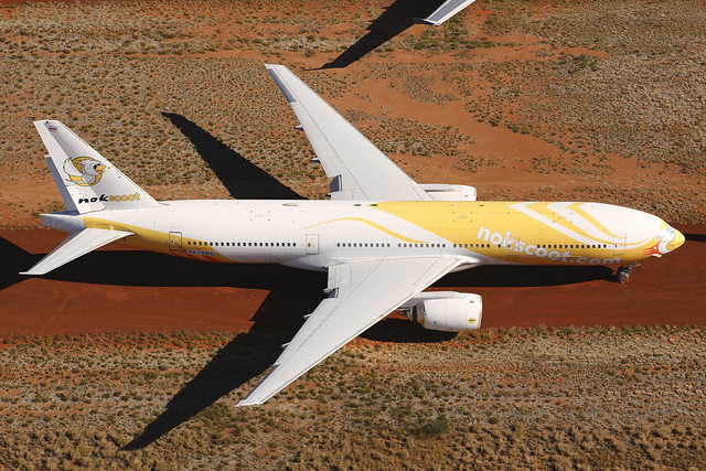 9V-SRG, Boeing 777-200ER, NokScoot, Alice Springs  - Australia