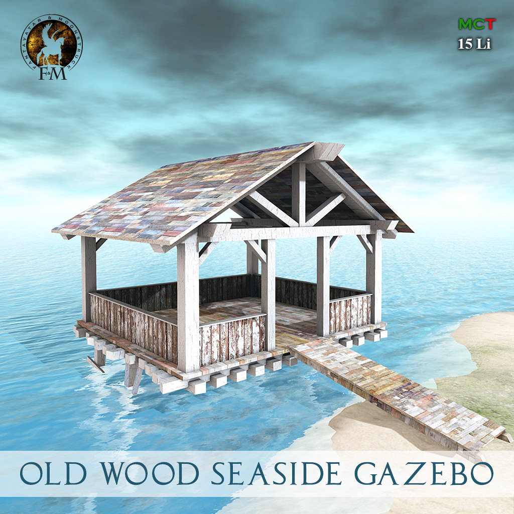 F&M Old Wood Seaside Gazebo