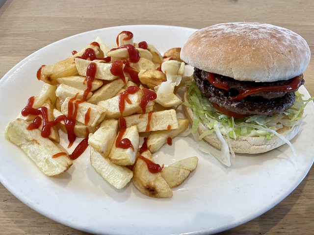 Burger and Chips