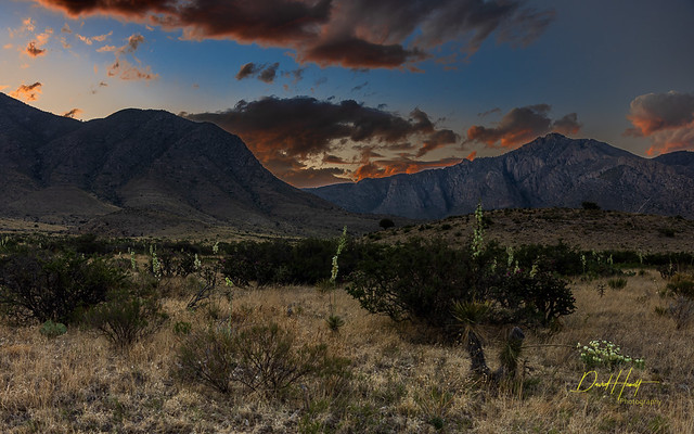 Sunset on the Guadalupe Mtns-2