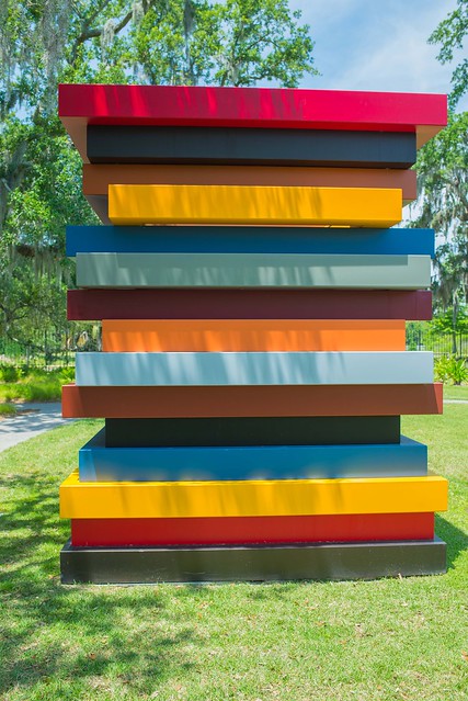 Colored Stack Frames;Sean Scully;City Park,New Orleans