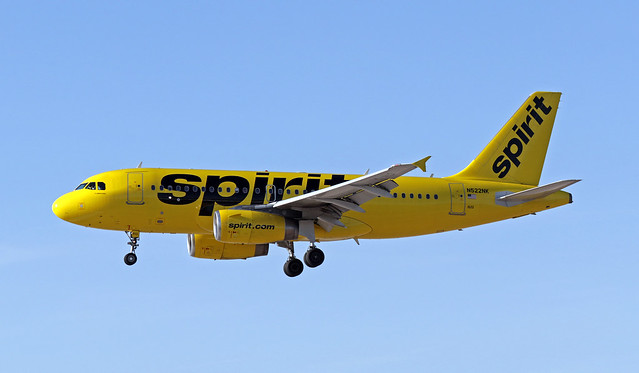 N522NK KLAX 27-04-2023 (U.S.A.) Spirit Airlines Airbus A319-132 CN 2893