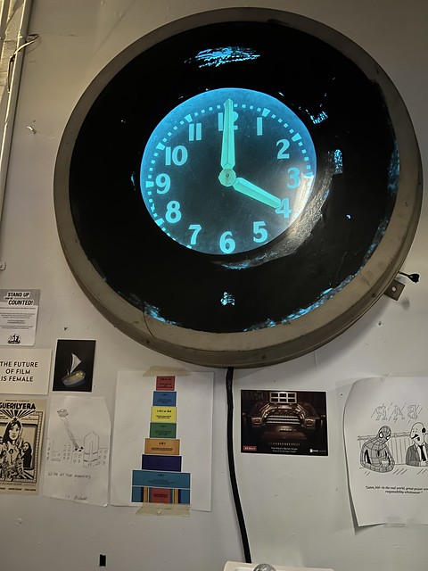 The old booth clock.