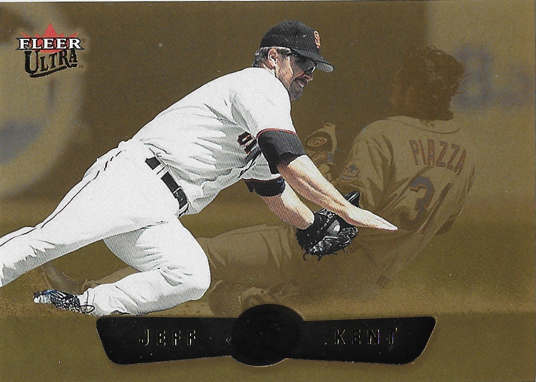 Piazza, Mike - 2002 Fleer Ultra Gold Medallion #127 (cameo with Jeff Kent)