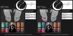 Eventyra - Nail Applier HUD - Moroccan Chic - Gold & Silver Versions